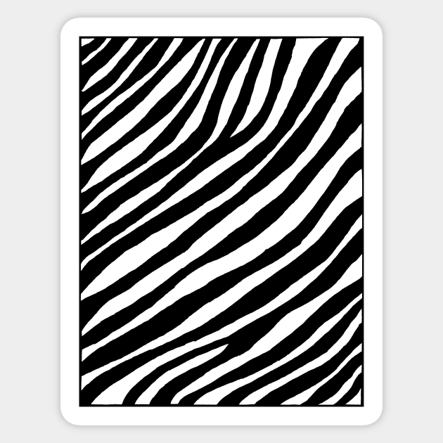 Zebra Sticker by cinema4design